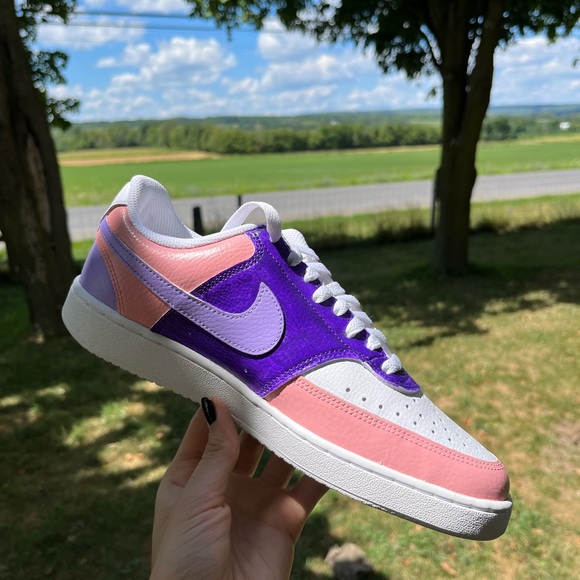 Brand new, hand painted Nike Court Vision Low sneakers - Picture 4 of 5